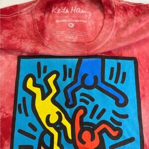 Keith Haring Red Graphic Tee